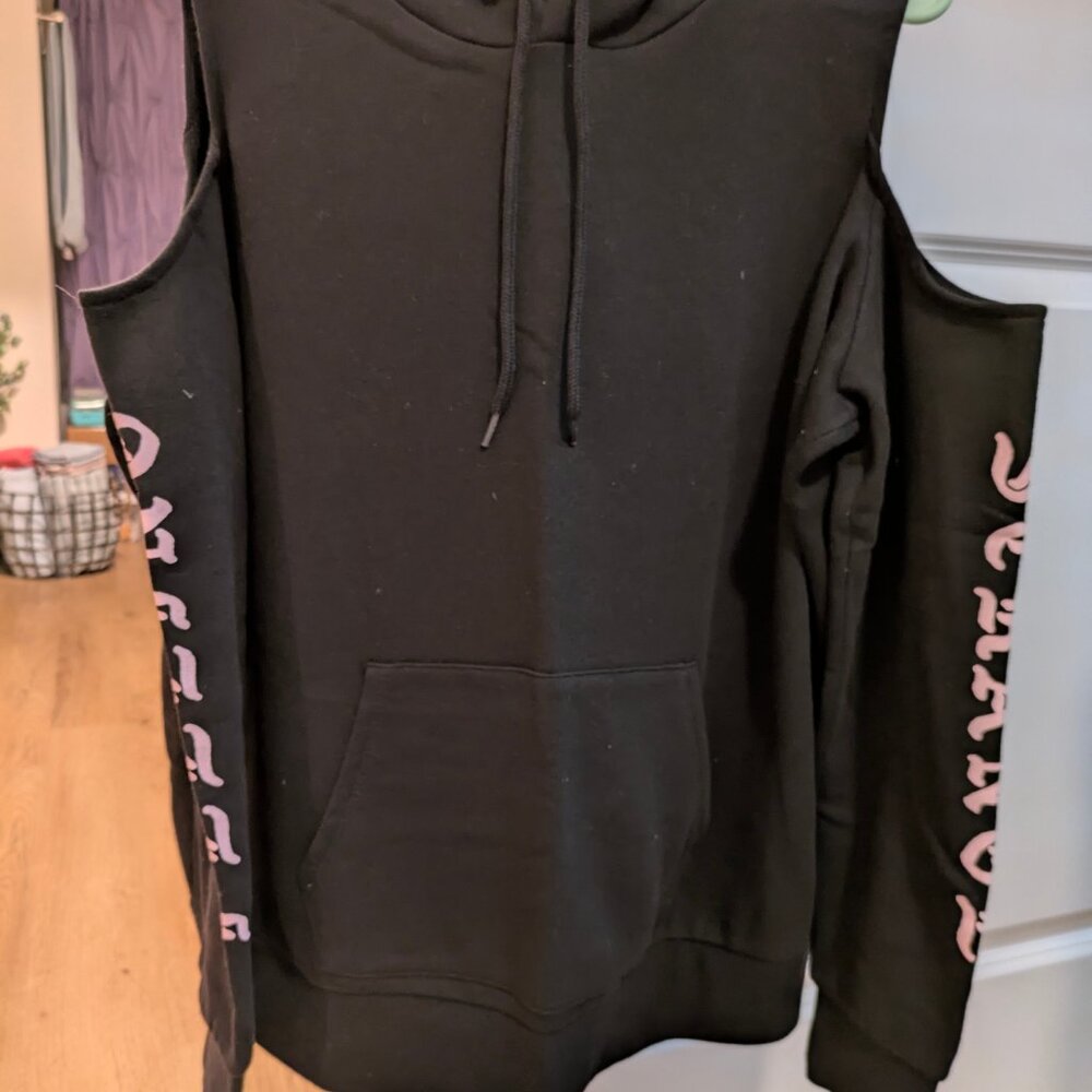 Cold shoulder sweatshirt